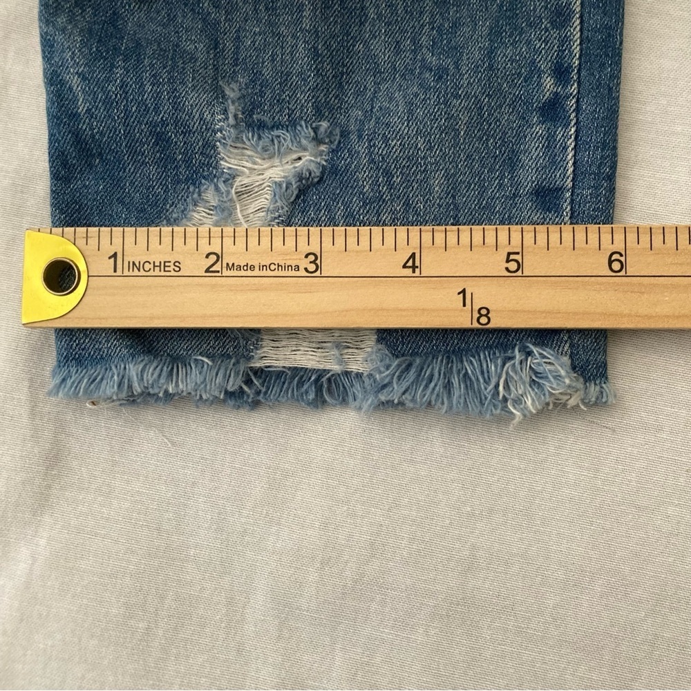 Rewash Skinny Jeans Size 3 / 26 Blue Raw Hem Stretch Denim - Picture 12 of 12